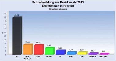 Bezirkstagswahl Erststimmen