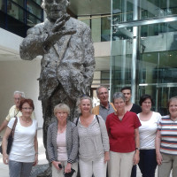 Die Holzkirchner Besuchergruppe im Willy-Brandt-Haus